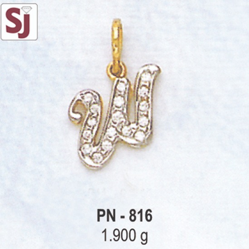 Alphabet Pendant PN-816