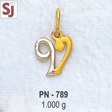 Alphabet Pendant PN-789