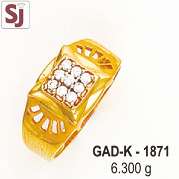 Gents Ring Diamond GAD-K-1871