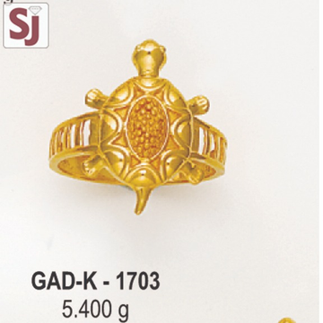 Tortoise Gents Ring Diamond GAD-K-1703