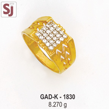 gents ring diamond GAD-K-1830