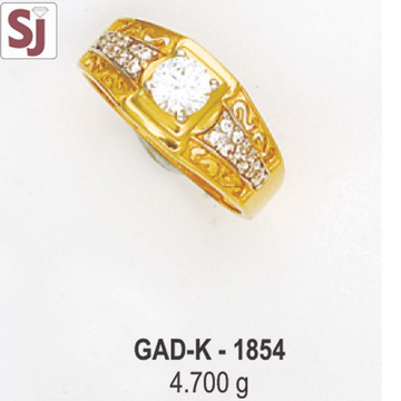 gents ring diamond GAD-K-1854