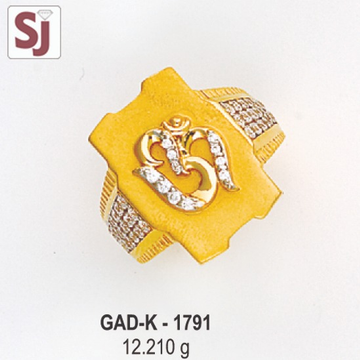 OM Gents Ring Diamond GAD-K-1791