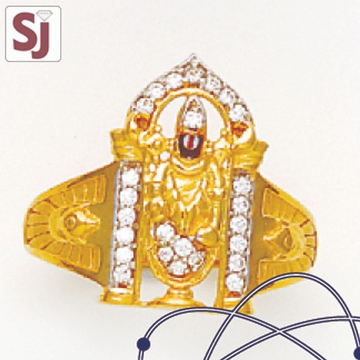 Tirupati Balaji Gents Ring Diamond GAD-K-1756