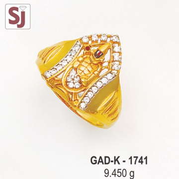 Tirupati Balaji Gents Ring Diamond GAD-K-1741