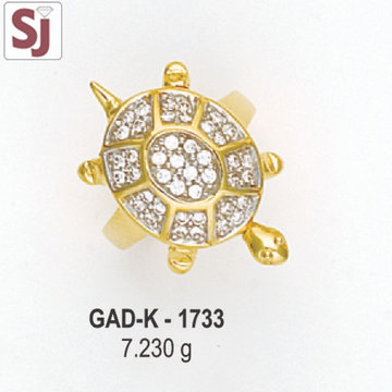 Tortoise Gents Ring Diamond GAD-K-1733
