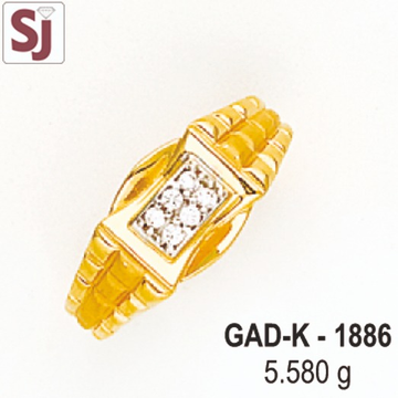 Gents Ring Diamond GAD-K-1886