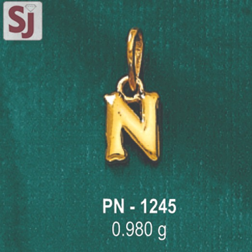 Letter Pendant PN-1245