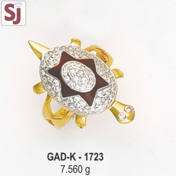 Tortoise Gents Ring Diamond GAD-K-1723