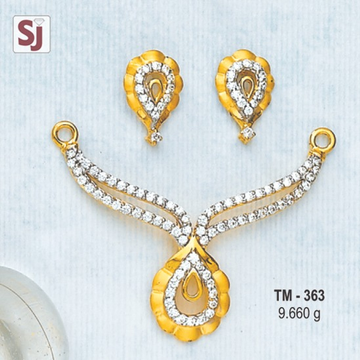 Mangalsutra pendant set tm-363