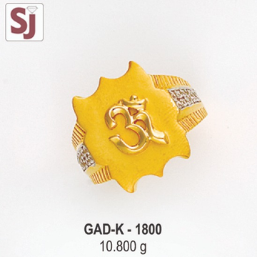 Om Gents Ring Diamond GAD-K-1800