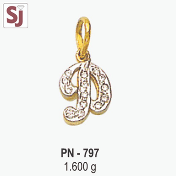 Alphabet Pendant PN-K-797