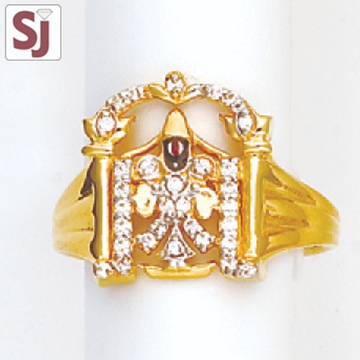Tirupati Balaji Gents Ring Diamond GAD-K-1759