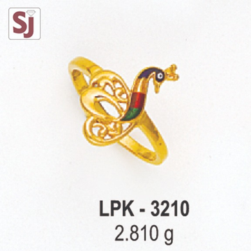 Peacock Ladies Ring Plain LPK-3210