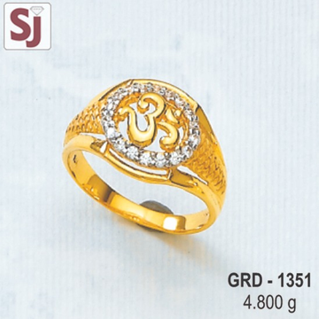 Om Gents ring diamond grd-1351