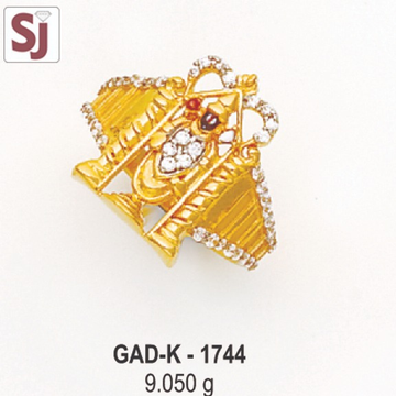 Tirupati Balaji Gents Ring Diamond GAD-K-1744