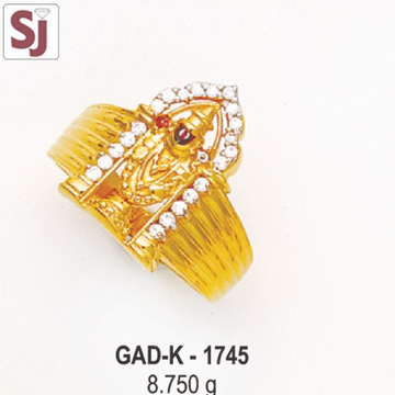 Tirupati Balaji Gents Ring Diamond GAD-K-1745
