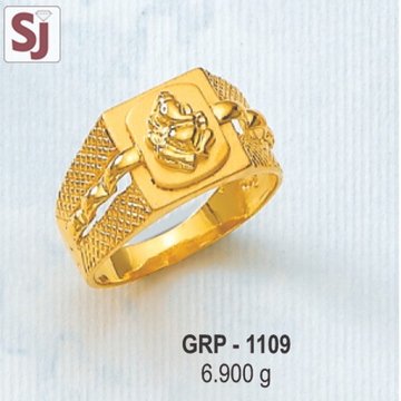 Ganpati Gents Ring Plain GRP-1109