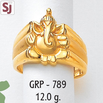 Ganpati Gents Ring Plain GRP-789