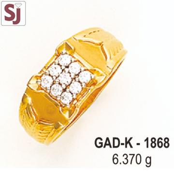 Gents Ring Diamond GAD-K-1868