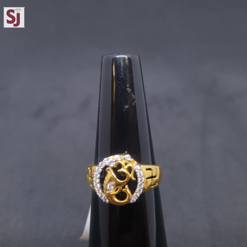 Om Ganpati Gents Ring Diamond GRG-0463