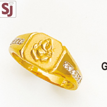 Ganpati Gents Ring Diamond GAD-K-1669