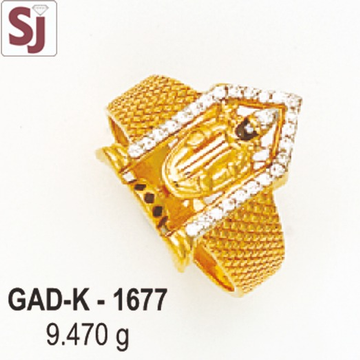 Tirupati Balaji Gents Ring Diamond GAD-k-1677