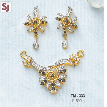 Mangalsutra pendant set tm-333