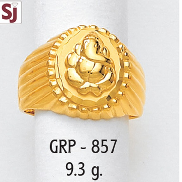 Ganpati Gents Ring Plain  GRP-857