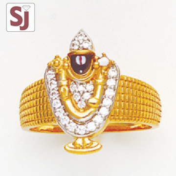 Tirupati Balaji Gents Ring Diamond GAD-K-1755
