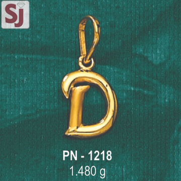 Alphabet Pendant PN-1218