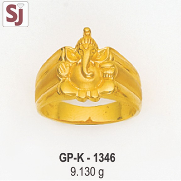 Ganpati Gents Ring Plain GP-K-1346