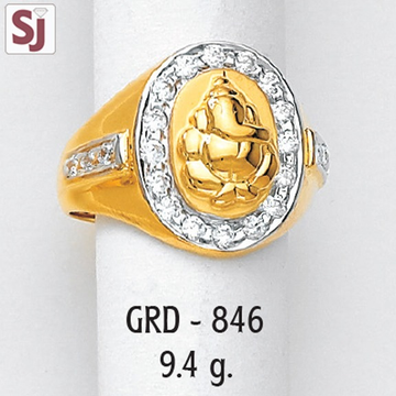 Ganpati Gents Ring Diamond GRD-846