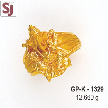 Ganpati Gents Ring Plain GP-K-1329