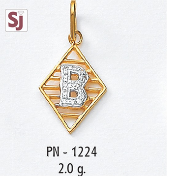 Alphabet Pendant PN-1224