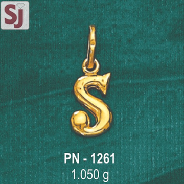 Letter Pendant PN-1261