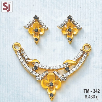 Mangalsutra pendant set tm-342