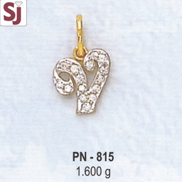 Alphabet Pendant PN-815