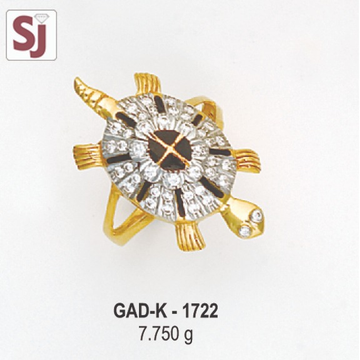 Tortoise Gents Ring Diamond GAD-K-1722