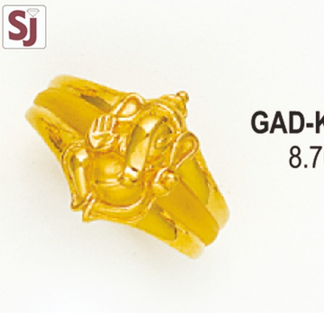 Ganpati Gents Ring Diamond GAD-K-1680