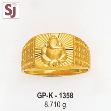 Ganpati Gents Ring Plain GP-K-1358
