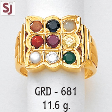 Navagraha Gents Ring Diamond GRD-681