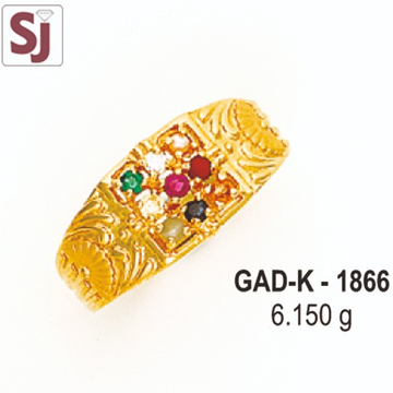 Navagraha Gents Ring Diamond GAD-K-1866