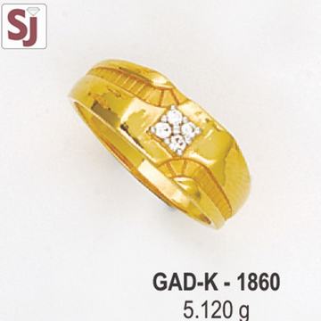 gents ring diamond GAD-K-1860