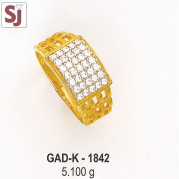 Gents ring diamond GAD-K-1842