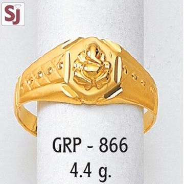 Ganpati Gents Ring Plain  GRP-866