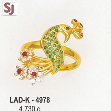 Peacock Ladies ring diamond lad-k-4978