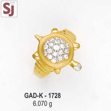 Tortoise Gents Ring Diamond GAD-K-1728