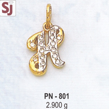 Alphabet pendant pn-802