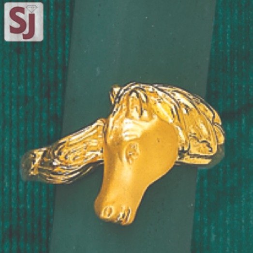 Horse Gents Ring Diamond GRD-1654